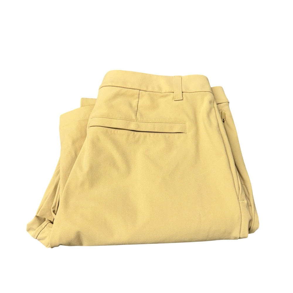 Lululemon Commission Pants Mens 34 (34x30 ACTUAL) Slim Warpstreme Khaki Chino
